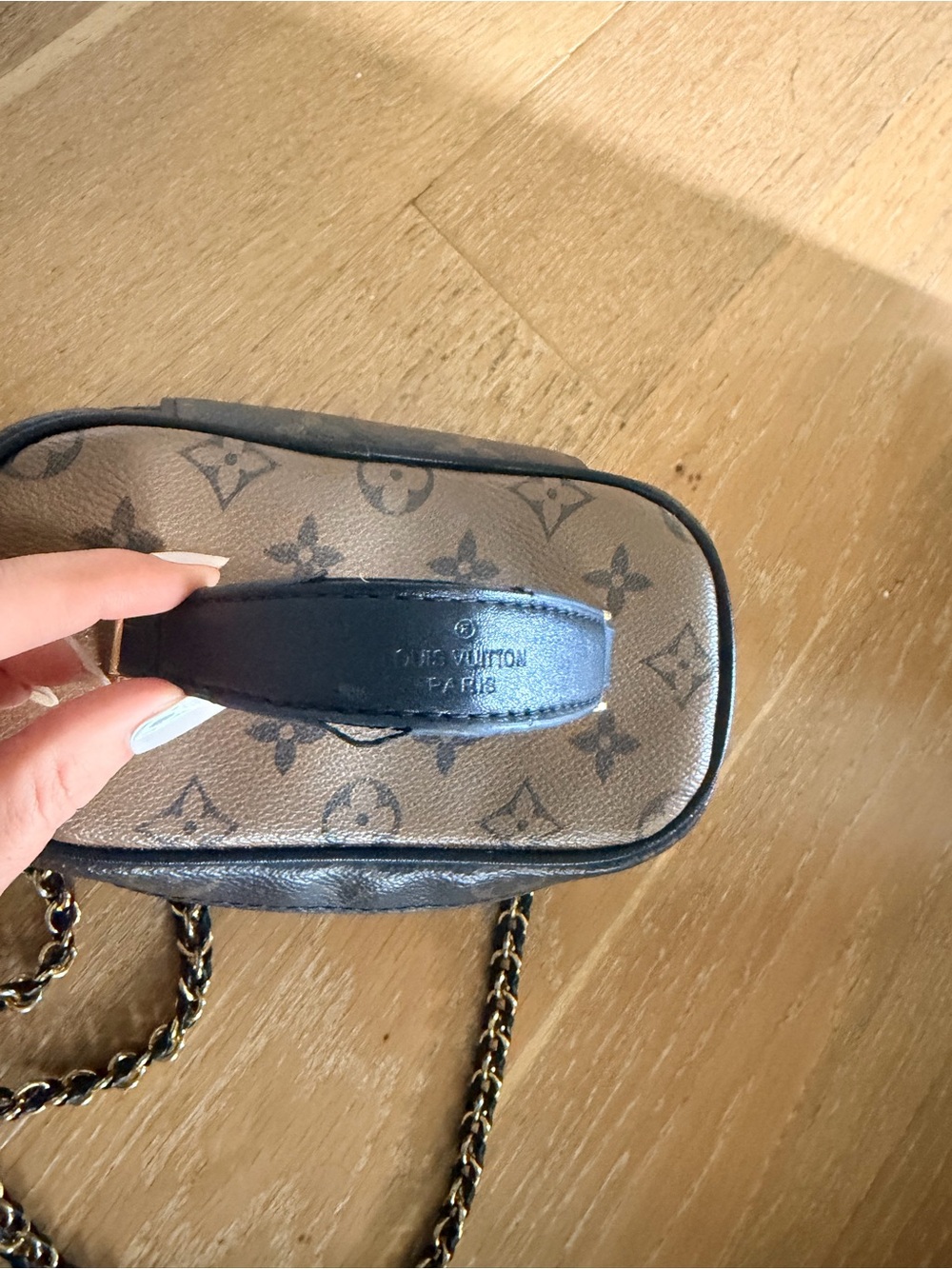 LV Monogram Small Vanity Crossbody Bag in Brown - Picture 2 of 10